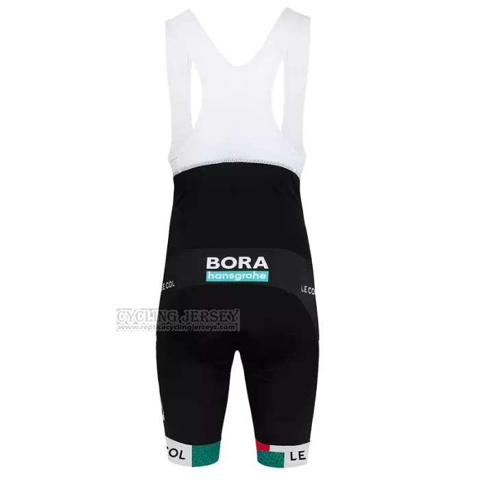 2022 Cycling Jersey Bora-Hansgrone Black White Short Sleeve and Bib Short